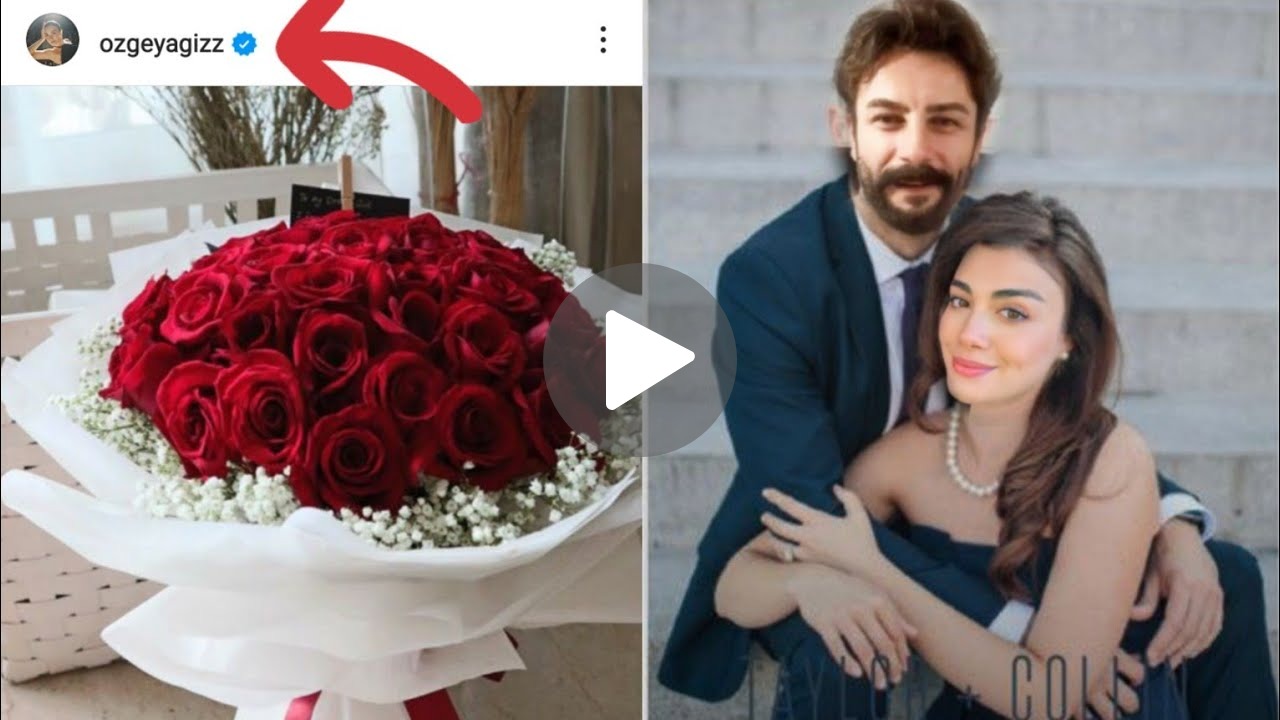 Heartfelt Wishes and Beautiful Flowers: Gökberk Demirci Cheers on Özge Yağız for New Series!